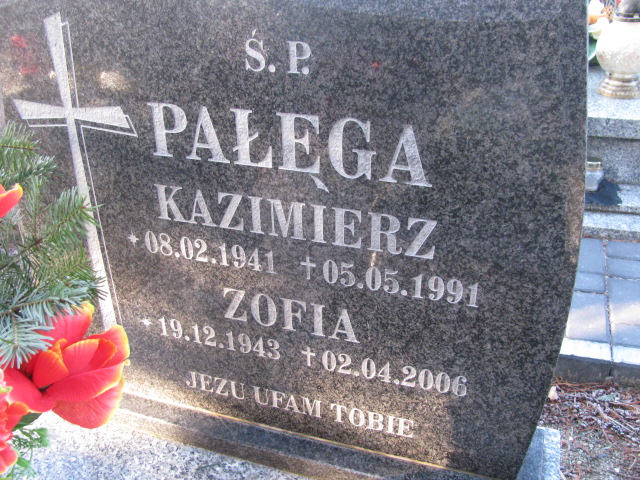 Zofia Pałęga 1943 Pakosławice - Grobonet - Wyszukiwarka osób pochowanych