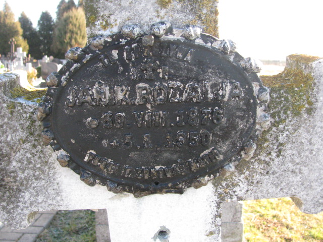 Rozalia Janik 1876 Pakosławice - Grobonet - Wyszukiwarka osób pochowanych