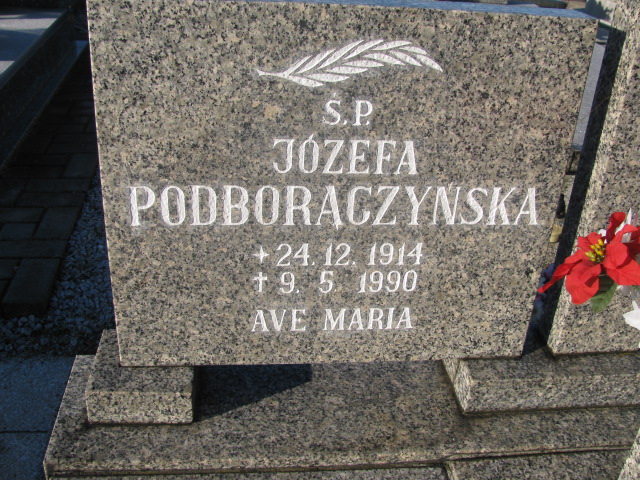 Józefa Podborączyńska 1914 Pakosławice - Grobonet - Wyszukiwarka osób pochowanych